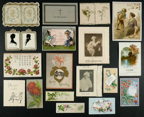 Antique scraps cards - scraps, victorian