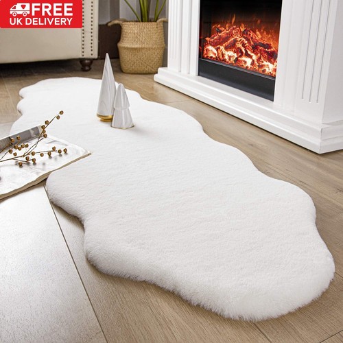 Fluffy shaggy rug - faux, rabbit