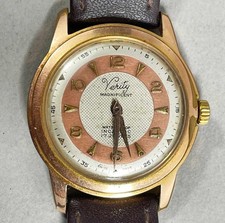 VINTAGE VERITY MAGNIFICENT GENTS MECHANICAL WATCH ​17 JEWELS A RARE WRISTWATCH