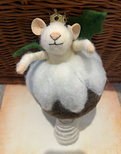 Felt hanging mouse - felt, in