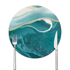 1 pcs UK Watercolor Leather Placemats Dining Table Mats Home Kitchen PlaceMats