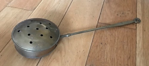 Small brass warming pan cage13 - brass,