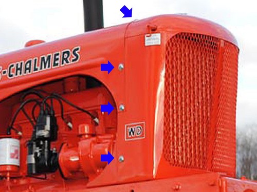 Allis chalmers tractor grill - allis-chalmers,