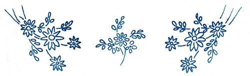 Vintage embroidery transfer - vintage,