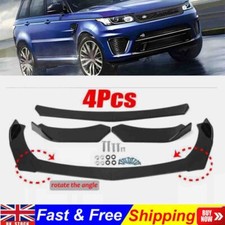 Glossy Black Front Bumper Lip