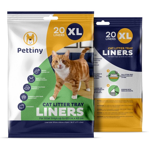 Pettiny cat litter tray - cat,