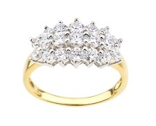 9ct yellow gold silver - gold, on