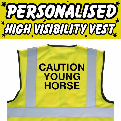 Caution young horse high - caution,