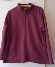 Lovely purple (Berry) casual jacket Bonmarche UK size 16/ zip