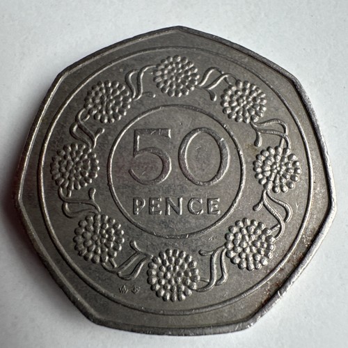 1988 50p gibraltar - -, candytuft