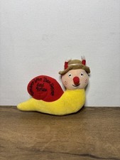The Magic Roundabout Brian The Snail Plush Soft Toy Golden Bear 1993