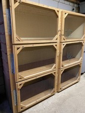 Triple Block 7ft Hutches x 2 Rabbit, Guinea Pig, Breeding, Boarding