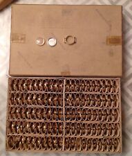 Vintage Watch Case Aetos Gold Tone Fond Acier Inoxydable Nos New Old Stock 19mm 