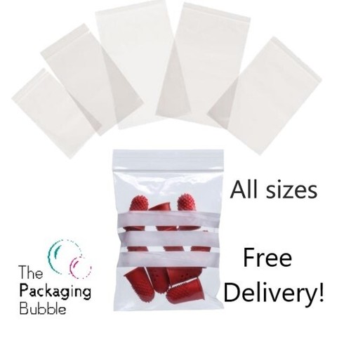 Grip seal bags - grip, clear