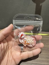 Handcrafted Flowerhorn Fish Mini Statue Keychain – 1.5” KAMFA F3 2 tones