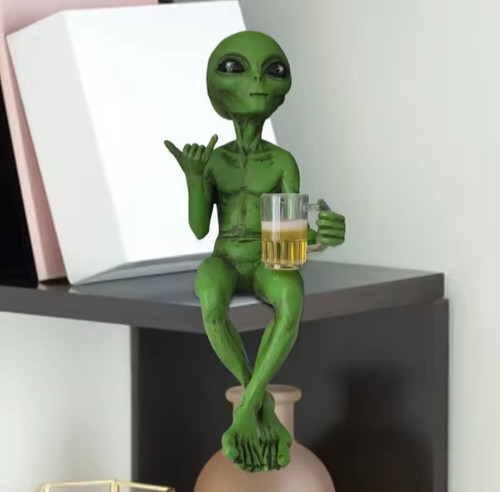 Green alien roswell - 6″,