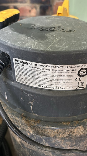 Laguna pond filter and - , pump