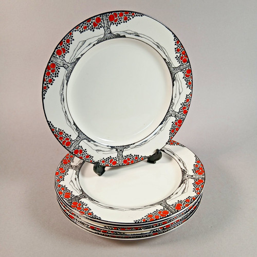 Six vintage crown ducal orange - six,