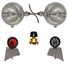 Grey Headlight Ford Tractor