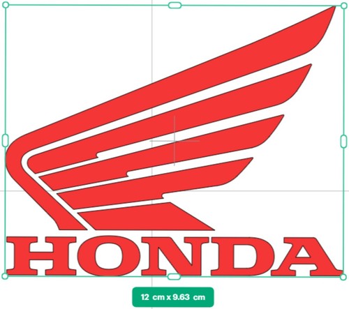 Honda sticker decals - 2x,