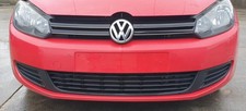 VW GOLF Mk6 2008-12 Complete Front Bumper with x4 PDC Sensors _ Tornado Red LY3D