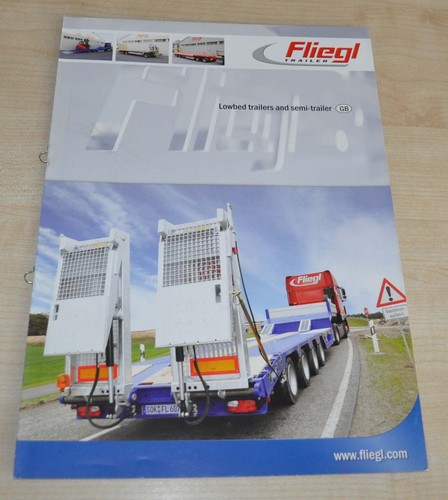 Fliegl lowbed trailer truck - trailer,