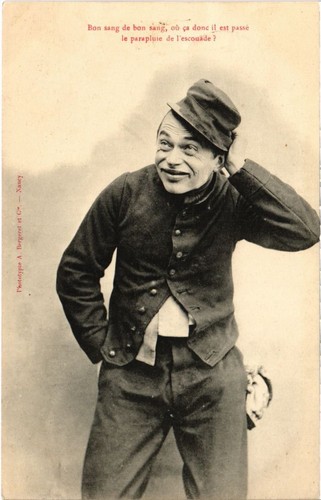 Cpa homme type bergeret - ak, homme-type