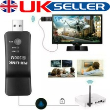 Samsung Capable Smart TV LAN Adapter Ethernet WiFi Wireless Dongle 300M RJ-45 UK