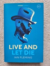 Ian Fleming Live And Let Die Vintage Classics 2017 H/back DJ James Bond 007 VGC