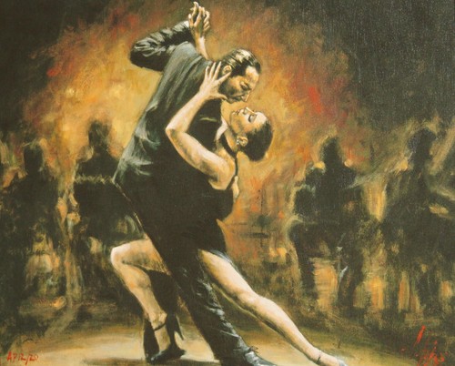 Fabian perez large framed - perez,