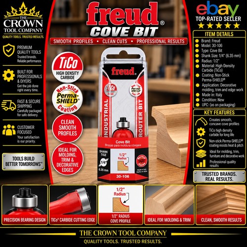 Freud cove router bit - router,