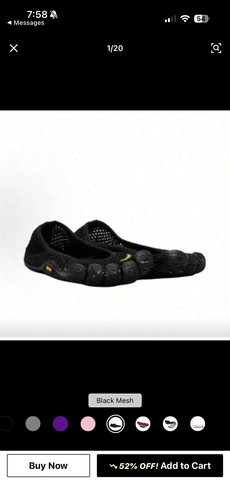 Vibrams finger mesh black - vibrams,