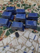 Vintage Blue Glazed Terracotta