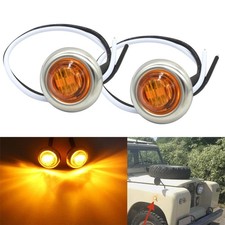 2x Amber Side Light Indicator