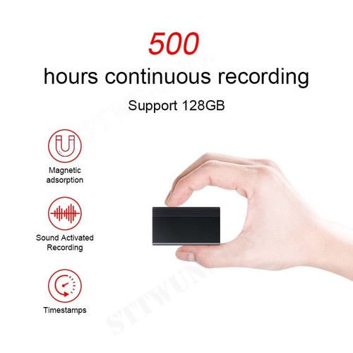 500 hours recording - mini, voice