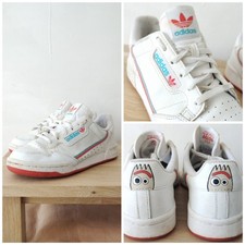 Uk 3 / Eur 35.5. Adidas Continental 80 Toy Story Forky. White Blue Red​ Trainers