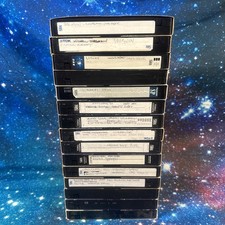 Blank VHS Video Cassette Tapes old TV Recordings Adverts Blank Bundle Job Lot