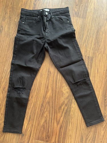 Topshop black ripped denim - topshop,