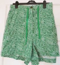 BNWT - Next Shorts Size 26 - 55% Linen - Plus Size 26