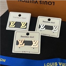 New fashion S925  Silver gold stainless steel The trend of world brands earrings