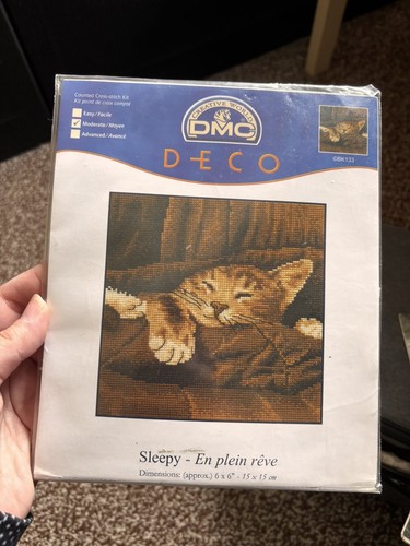 Dmc cross stitch kit - cross, sleepy