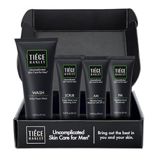 (System Level 1) Tiege Hanley Mens Skin Care Set, Essential Skin Care Routine fo