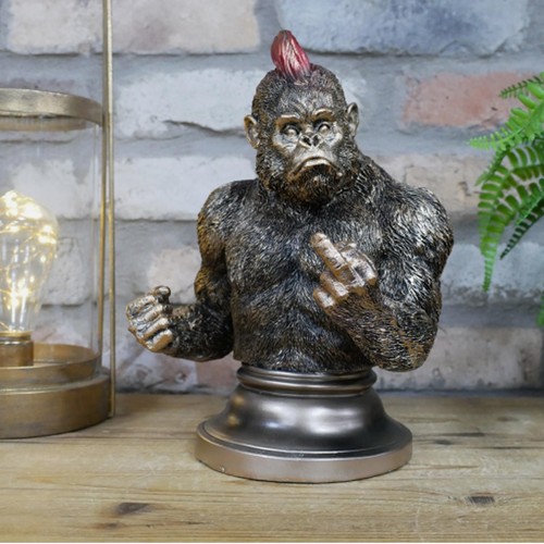 Gorilla ornament bust animal - gorilla,