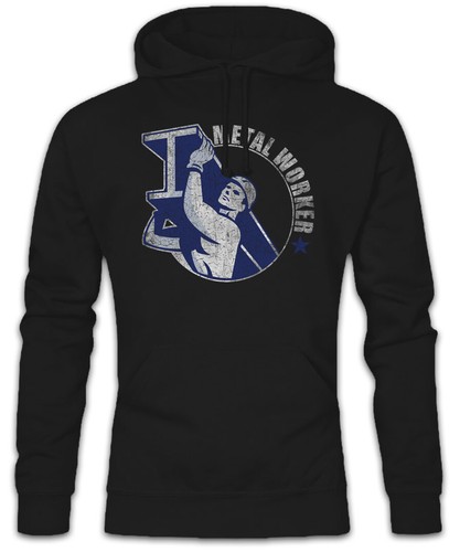 Metal worker hoodie - metal,