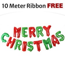 Merry Christmas Balloons Foil