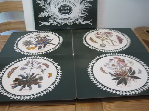Portmeirion tablemats boxed - x4,
