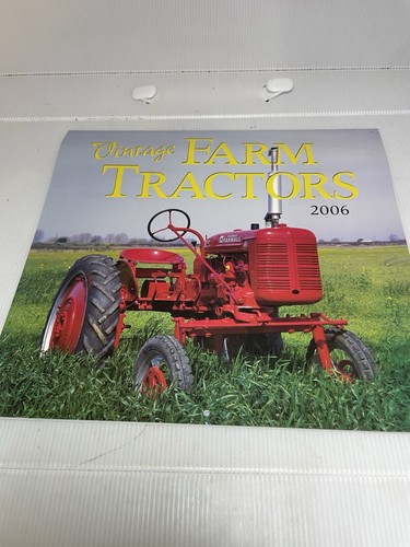 Vintage farm tractor calendar - farm,