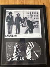 Signed And Framed Kasabian CD Album Cover With COA