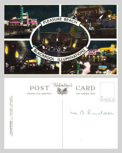 Vintage postcard pleasure - -,