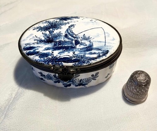 18th century blue - and, white